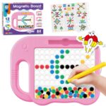 Magnetinė lenta vaikams "Dramblys", rožinė – Woopie