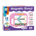Magnetinė lenta vaikams "Dramblys", rožinė – Woopie