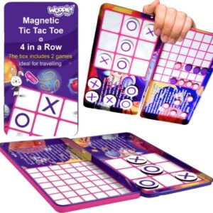 Magnetinis žaidimas „Kryžiukai-nuliukai“ 2in1 vaikams