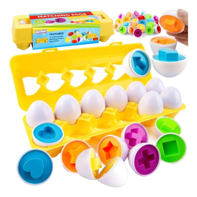 Montessori dėlionė nuo 3 metų „Formos ir spalvos“ – Woopie