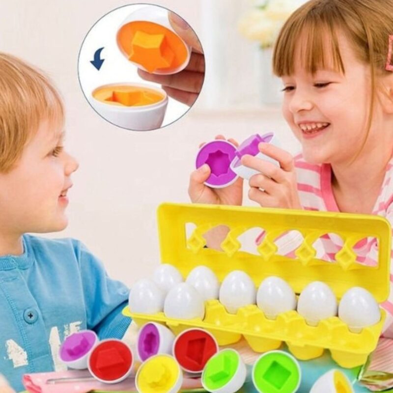 Montessori dėlionė nuo 3 metų „Formos ir spalvos“ – Woopie