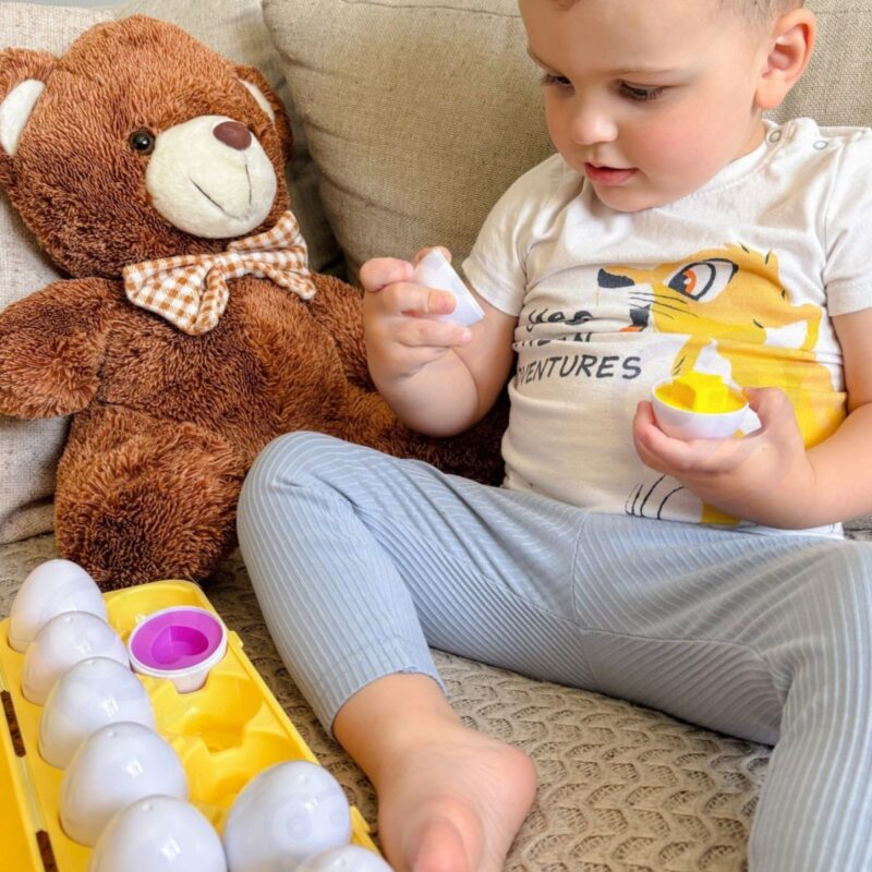 Montessori dėlionė nuo 3 metų „Formos ir spalvos“ – Woopie