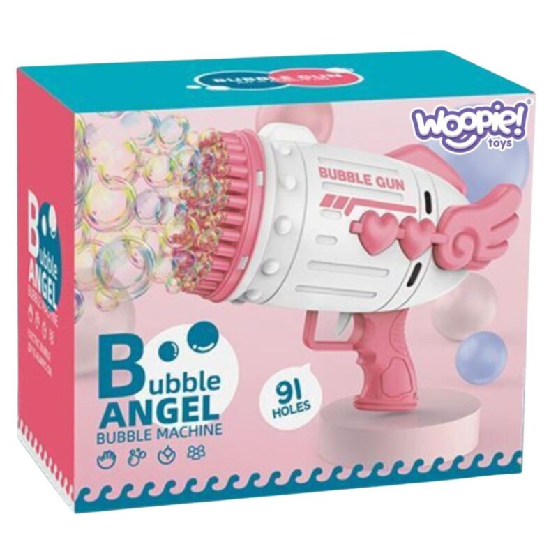 Muilo burbulų pistoletas vaikams, rožinis – Woopie