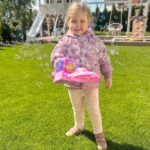 Muilo burbulų pūtiklis vaikams „Žoliapjovė“, rožinis