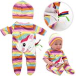 Lėlės drabužių rinkinys Vienaragis 43–46 cm – Woopie Royal