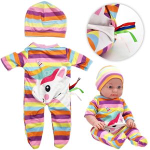 Lėlės drabužių rinkinys Vienaragis 43–46 cm – Woopie Royal