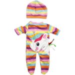 Lėlės drabužių rinkinys Vienaragis 43–46 cm – Woopie Royal