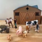 Ūkio gyvūnų figūrėlės vaikams – Woopie (10 vnt.)