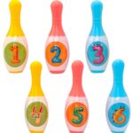 Vaikiškas boulingo rinkinys „Gyvūnai ir skaičiai“ – Woopie