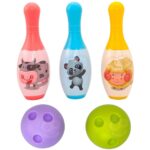 Vaikiškas boulingo rinkinys „Gyvūnai ir skaičiai“ – Woopie