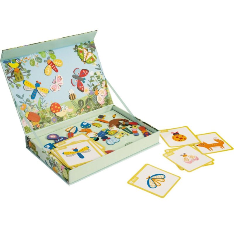 Medinė magnetinė dėlionė vaikams "Vabzdžiai" – Classic World