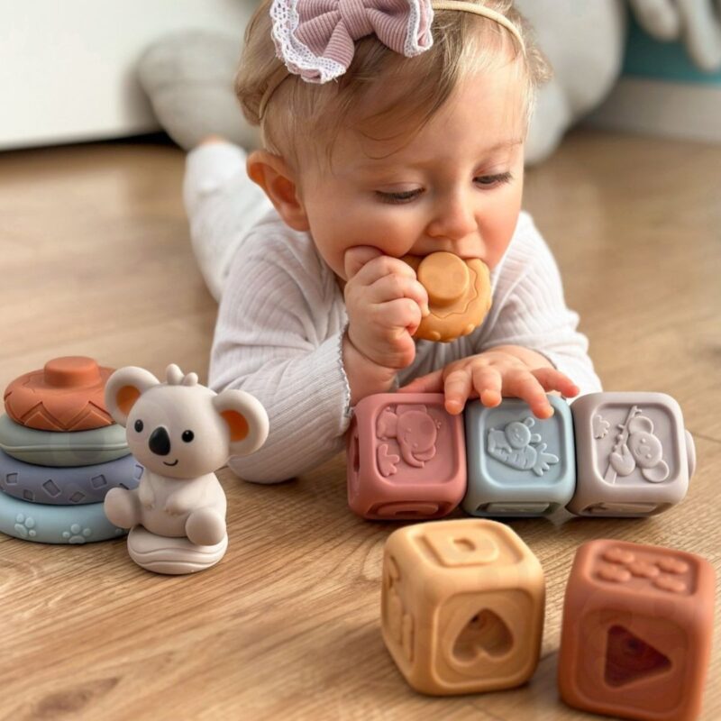 Sensorinių žaislų rinkinys kūdikiams „Koala“ – Woopie Baby