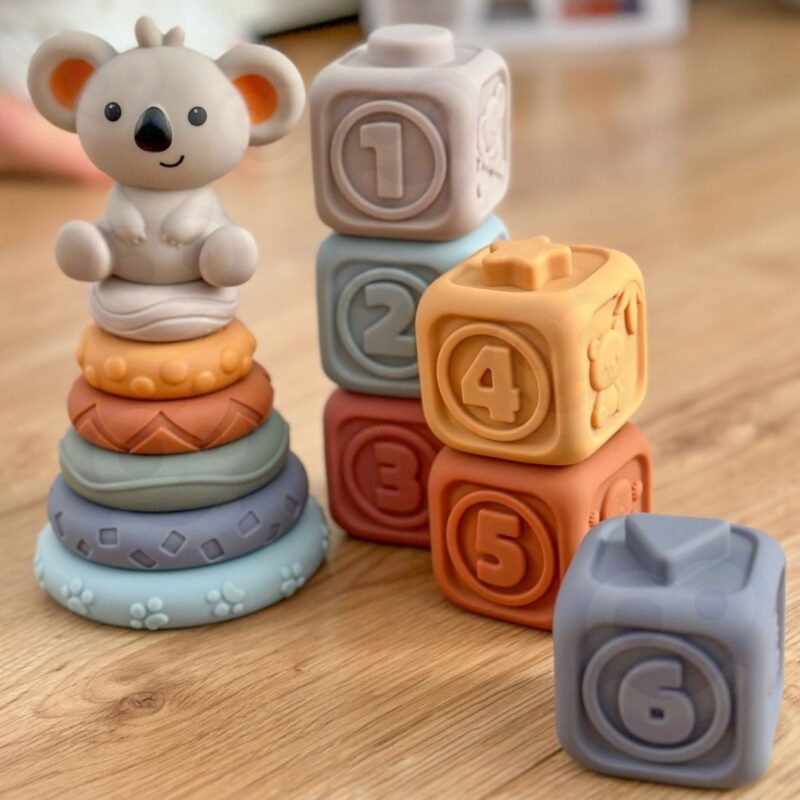 Sensorinių žaislų rinkinys kūdikiams „Koala“ – Woopie Baby
