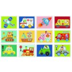 Magnetinė dėlionė vaikams "Transportas" – Tooky Toy