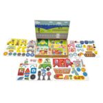 Magnetinė dėlionė vaikams "Transportas" – Tooky Toy