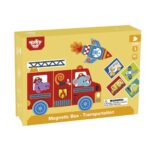 Magnetinė dėlionė vaikams "Transportas" – Tooky Toy