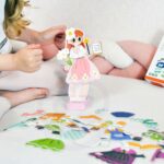 Medinė magnetinė dėlionė vaikams "Aprenk mane" – Viga