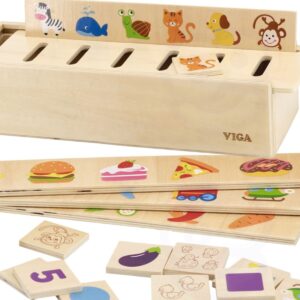 Medinis Montessori edukacinis rūšiuoklis vaikams nuo 3 metų