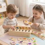 Medinis Montessori edukacinis rūšiuoklis vaikams nuo 3 metų
