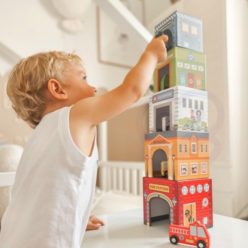 Dėžučių rinkinys vaikams su mašinėlėmis – Woopie Green