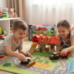 Ūkininko rinkinys su technika ir gyvūnais vaikams (42 det.)