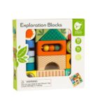 Montessori medinės sensorinės kaladėlės vaikams