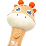 Muzikinis barškutis kūdikiams „Žirafa“ – Woopie Baby