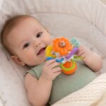 Sensorinis barškutis-kramtukas kūdikiams – Woopie Baby