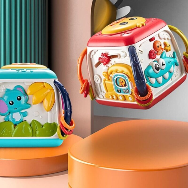 Interaktyvus lavinamasis kubas mažyliams – Woopie Baby