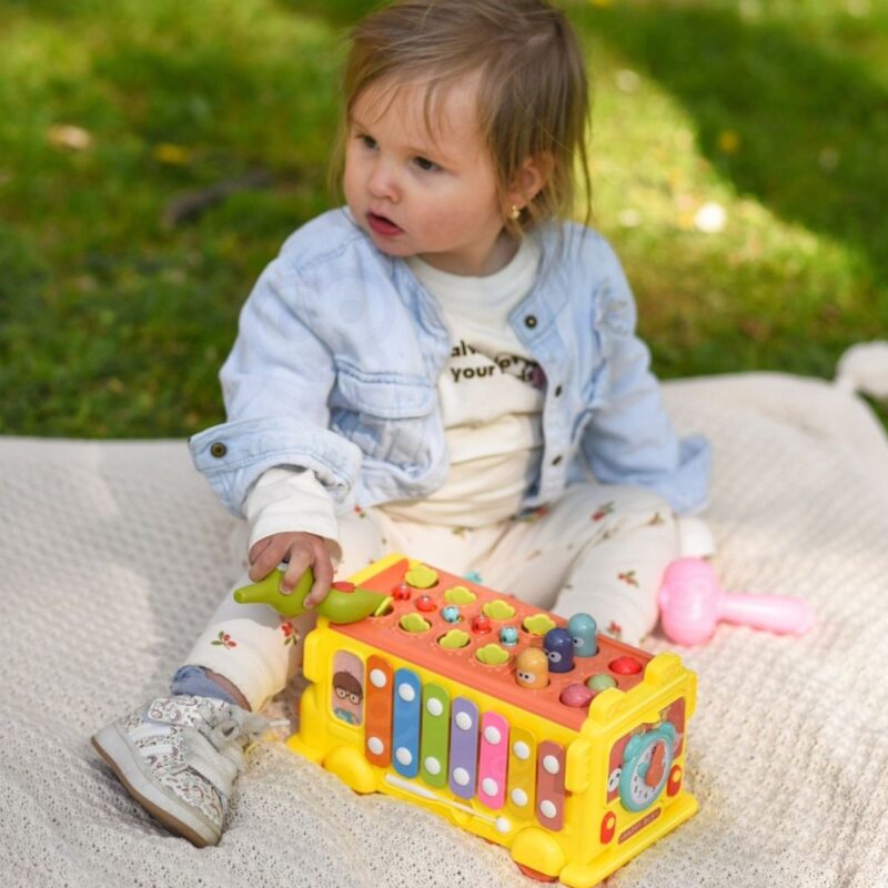 Interaktyvus mokomasis autobusas vaikams 6in1 – Woopie Baby