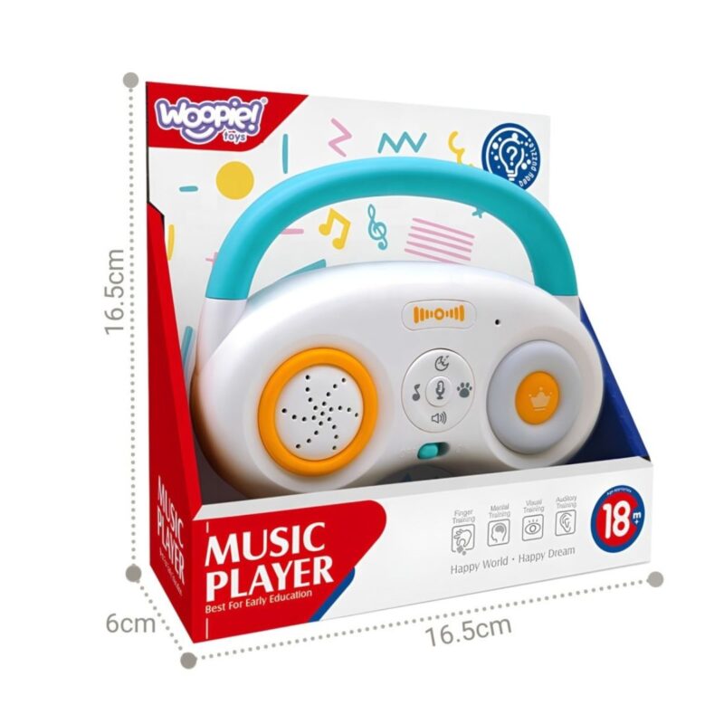 Interaktyvus muzikinis grotuvas mažyliams – Woopie Baby
