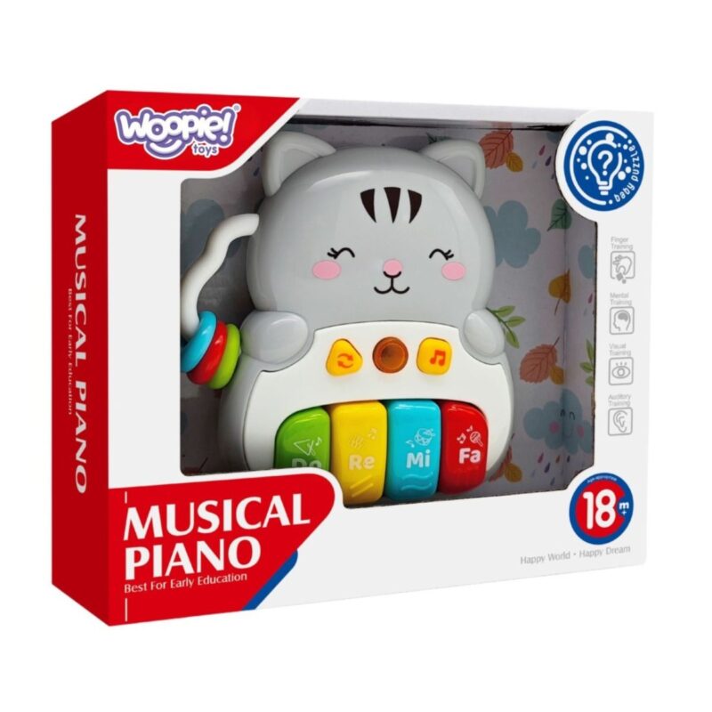 Interaktyvus muzikinis pianinas „Kačiukas“ – Woopie Baby
