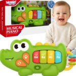 Interaktyvus muzikinis pianinas „Krokodilas“ – Woopie Baby