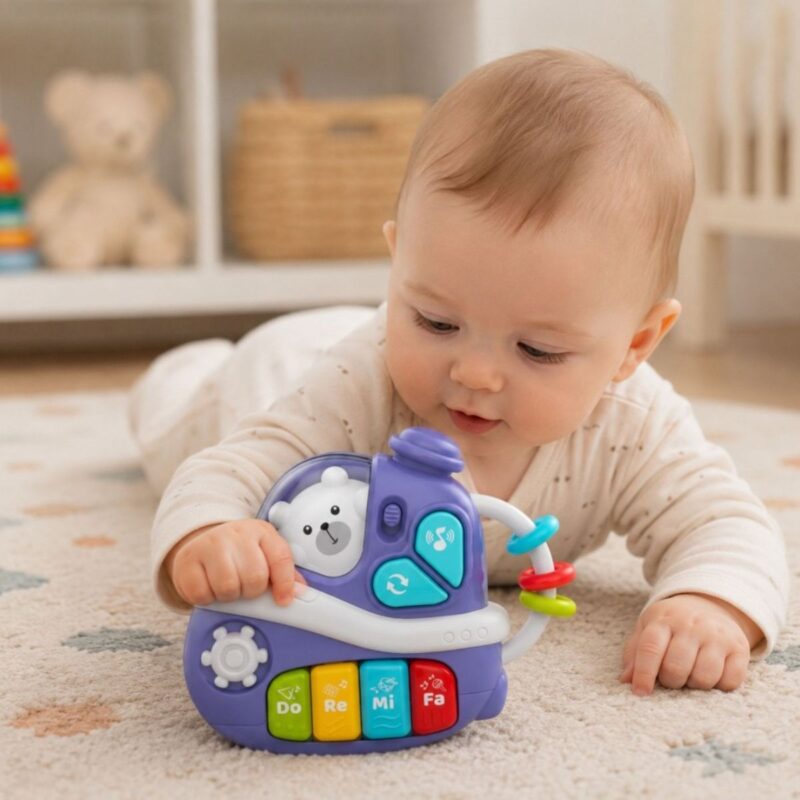 Interaktyvus muzikinis pianinas mažyliams – Woopie Baby