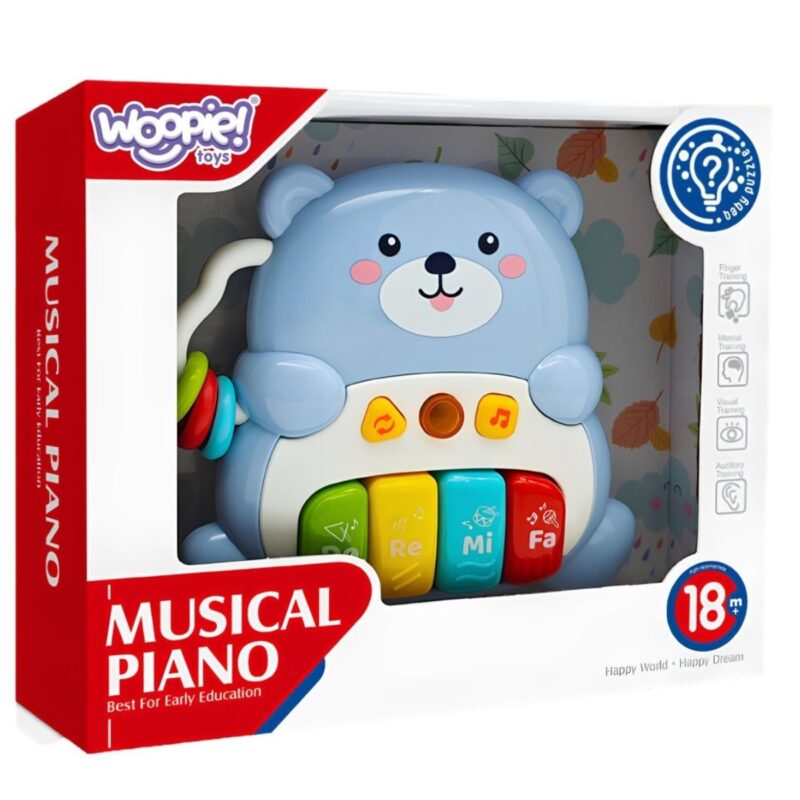 Interaktyvus muzikinis pianinas „Meškiukas“ – Woopie Baby