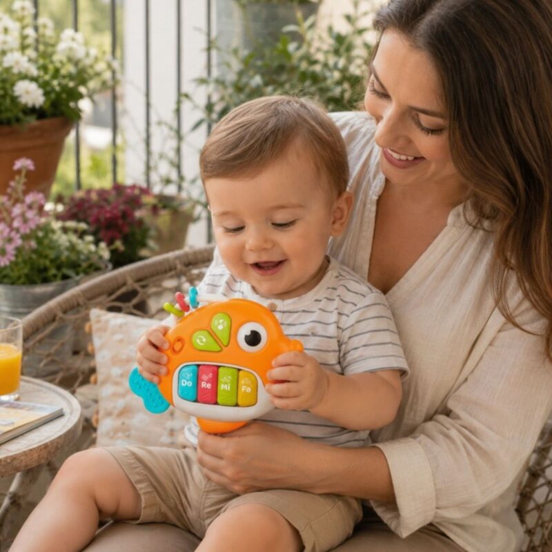 Interaktyvus muzikinis pianinas mažyliams – Woopie Baby