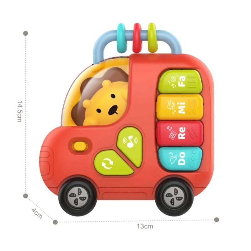 Muzikinė mašinėlė mažyliams „Liūtukas“ – Woopie Baby