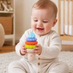Muzikinis rūšiavimo bokštelis mažyliams – Woopie Baby