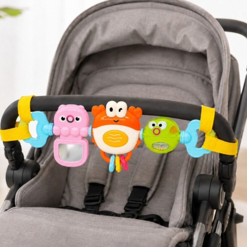 Pakabinamas žaislas kūdikiams su veidrodėliu – Woopie Baby