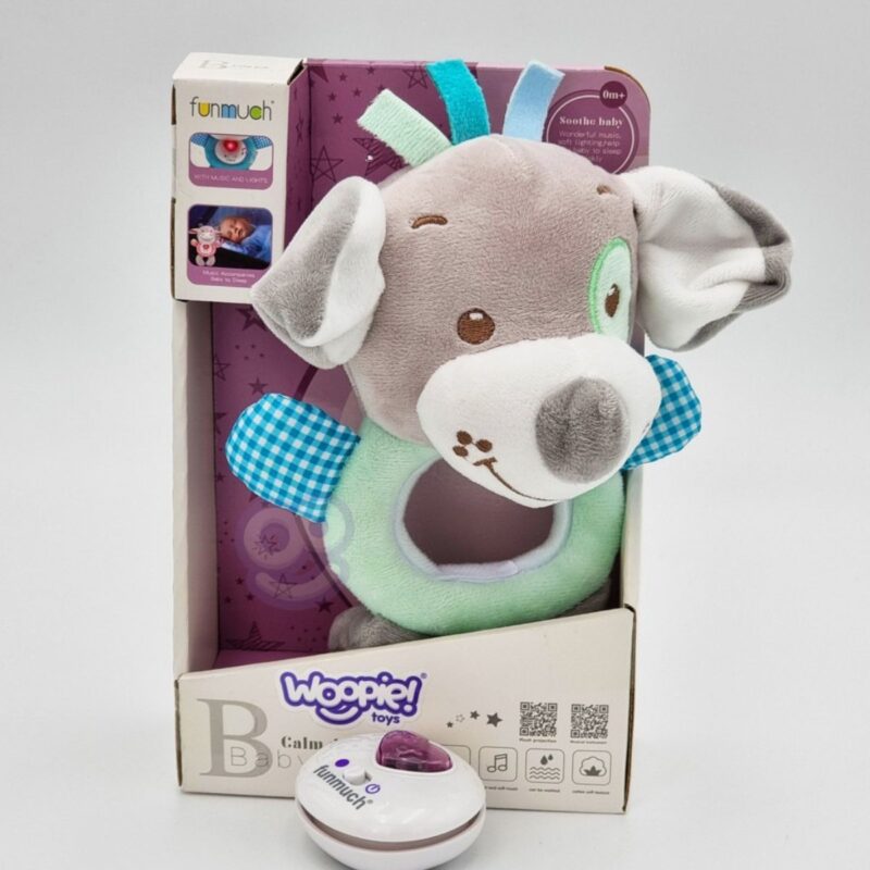 Pliušinis muzikinis migdukas kūdikiams – Woopie Baby