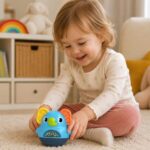 Sensorinis barškutis-kramtukas kūdikiams – Woopie Baby