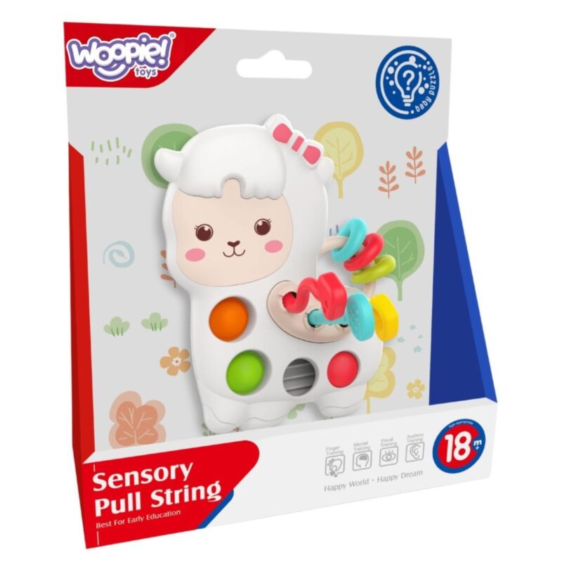 Sensorinis žaislas mažyliams „Lama“ – Woopie Baby