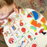 Medinė Montessori dėlionė vaikams nuo 3 metų (55 det.)