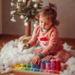 Spalvota montessori skaičiavimo lenta vaikams (56 det.)