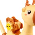 Muilo burbulų stumdukas vaikams 2in1 „Žirafa“ – Woopie