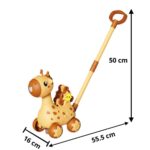 Muilo burbulų stumdukas vaikams 2in1 „Žirafa“ – Woopie